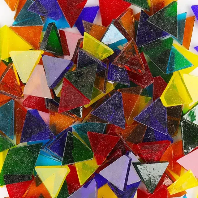 Clear Glass Mosaic Tile Set 3