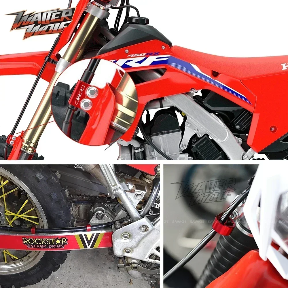 Guide De Serrage De Câble De Frein Pour Honda CR125R CR250R CR500R 1989-2001 – Pièce Neuve Plastique Blanc