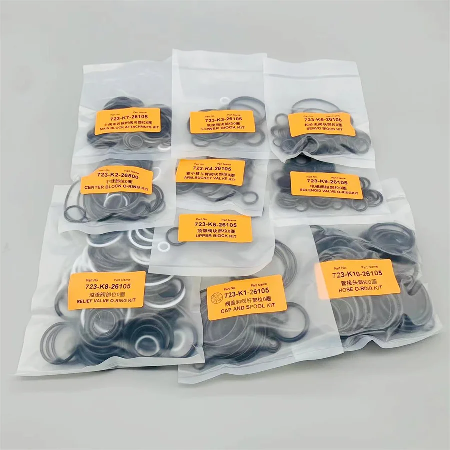 

Control valve seal kit for komatsu PC350-7/PC360-7