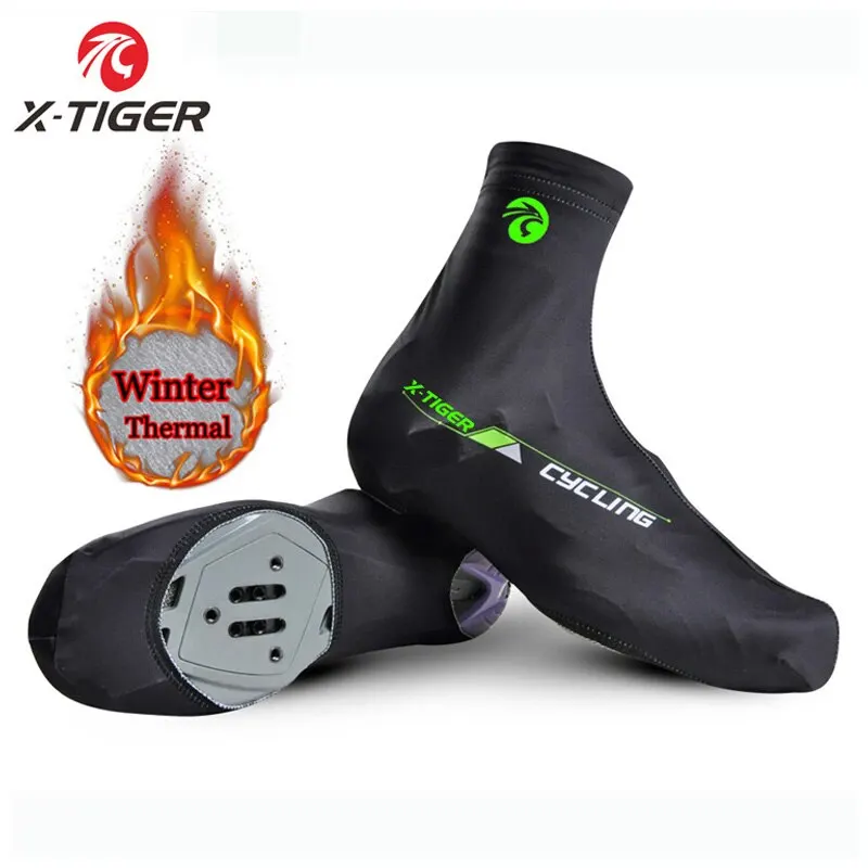 Cycling Shoe Cover Winter Thermal Fleece MTB Bicycle Overshoes Women Men Road Racing Bike