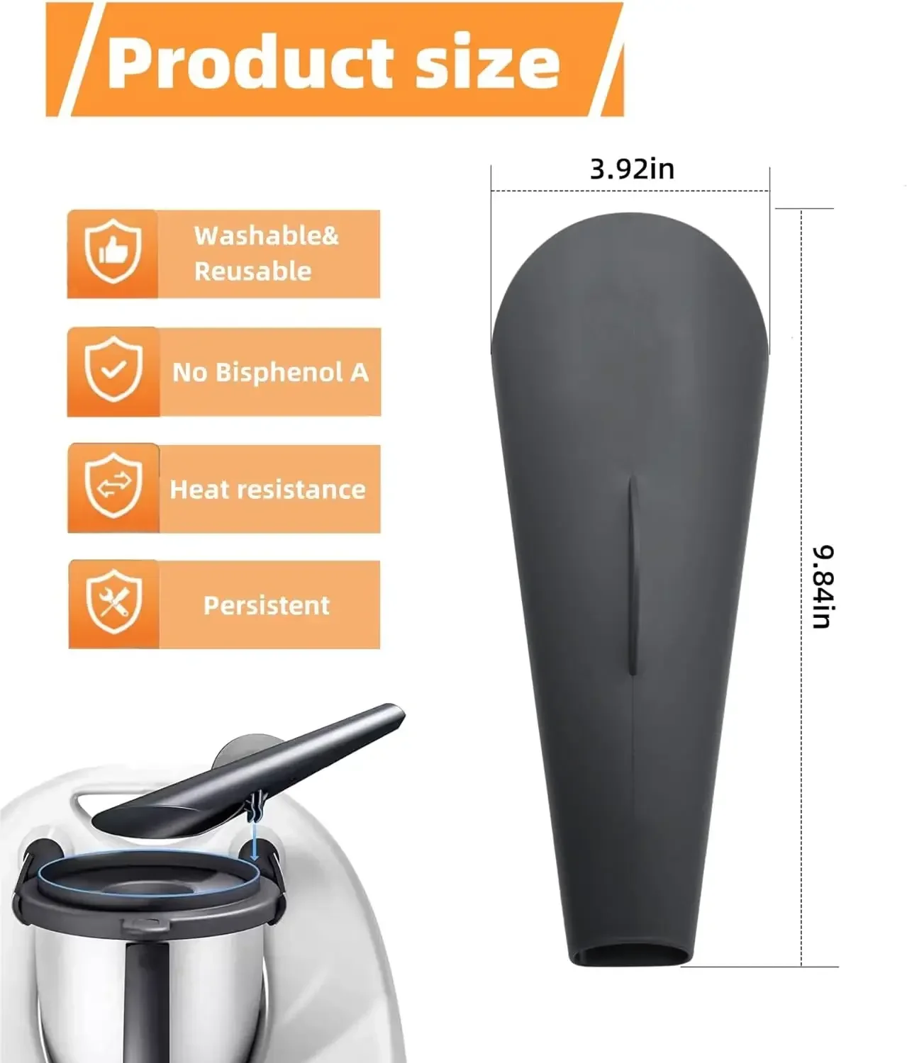 Kitchen Tools Steam Diverter for Thermomix TM5/TM6 Air Guided Steam Release Diverter Exhaust Pipe Fittings Relief To Prevent Burn