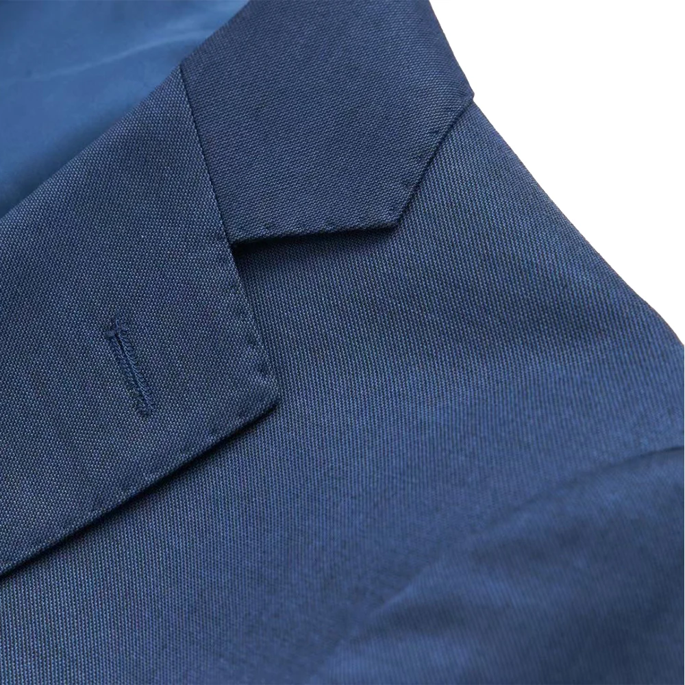 Single Breasted Wedding Suits For Men Blue Grey Mens Suits High Quality 2024 Mens Designer Clothes Suit Jackets 2 Piece Outfit