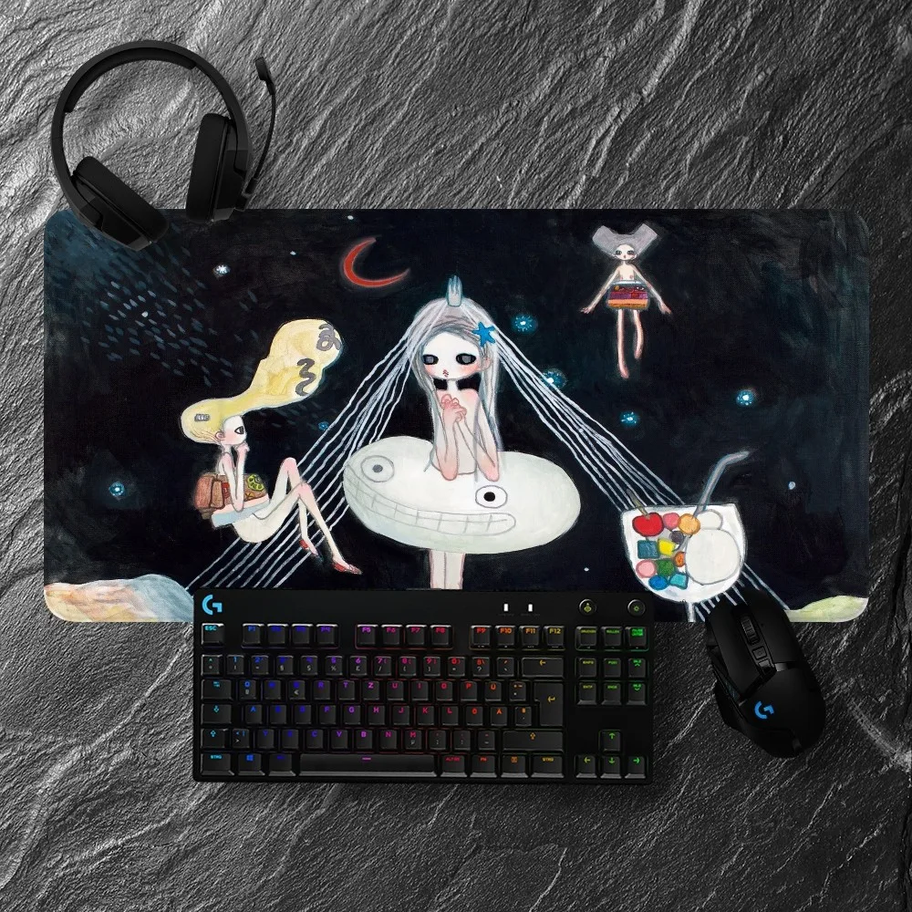 Aya Takano Mousepad Non-slip Lockedge Office Student Gaming Thickened Large Writing Pad Cushion 4