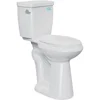 Simple Project 21 Inch High Toilet Elongated With Comfort Chair Seat, 1.28 Gpf Powerful Single Flush Extra Tall Toilet 1