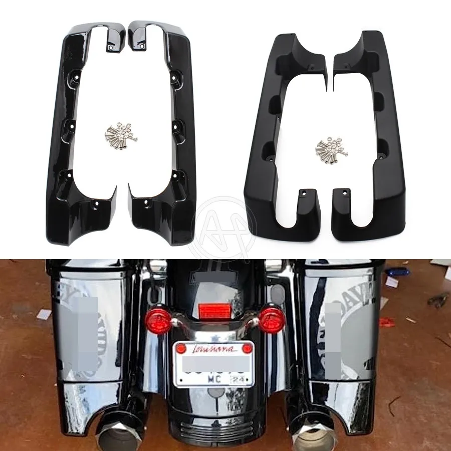 Motorcycle4HardStretchedSaddleBagExtensionsForHarleyTouring