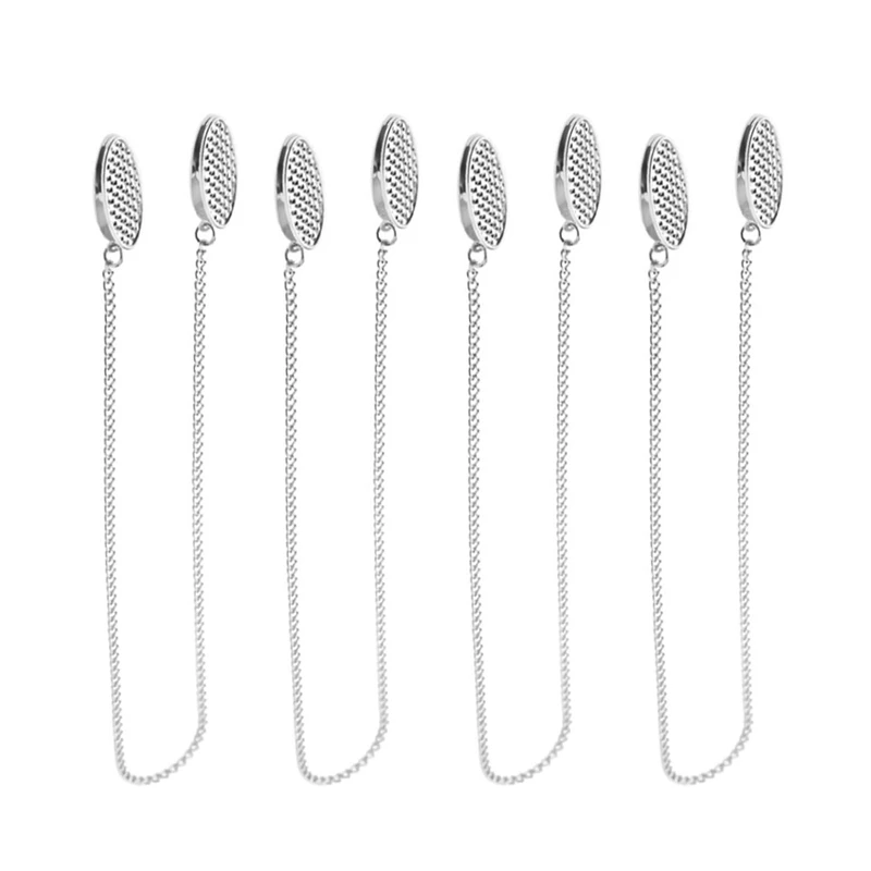 Napkin Chain Napkin Holder Clips Chain Flexible Lanyard Neck Strap