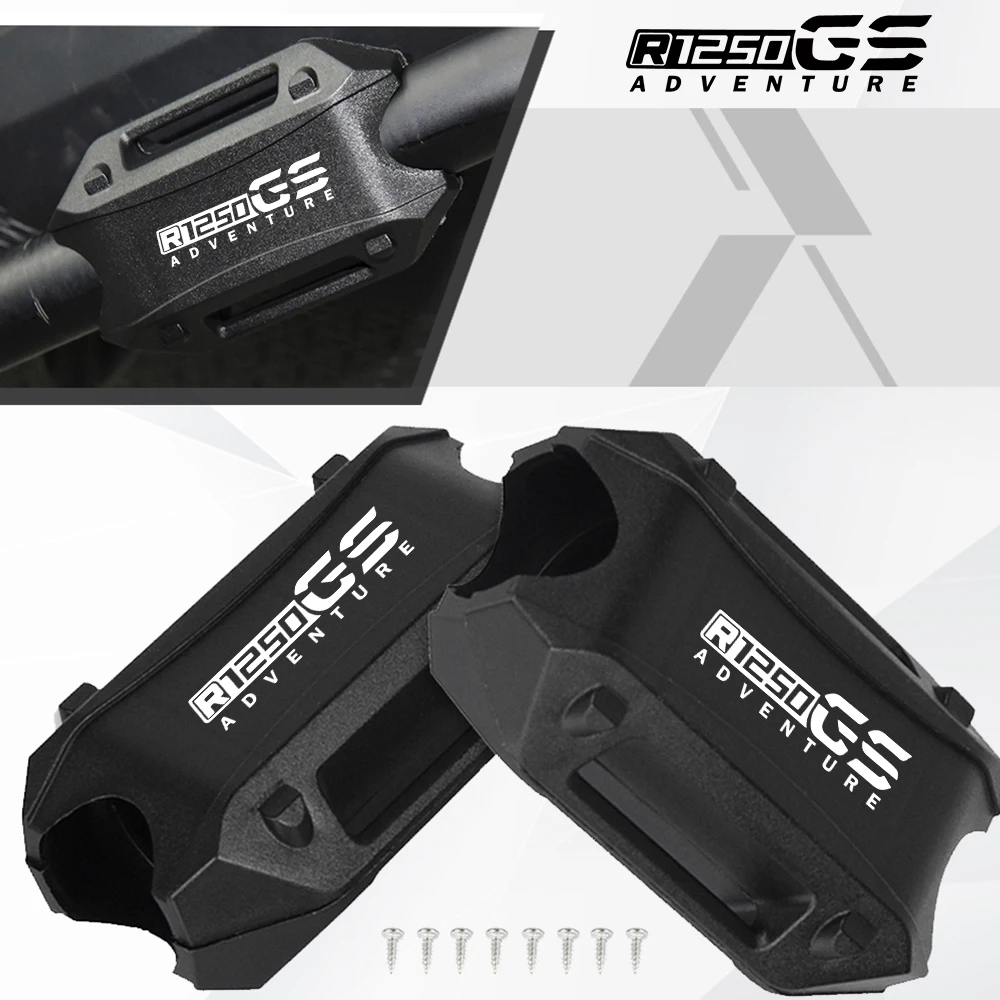 

For BMW R1250GS R1250 R 1250 GS ADVDVENTURE GS1250 2019-2023 2022 Motorcycle 25mm Crash Bar Bumper Engine Guard Protection Block