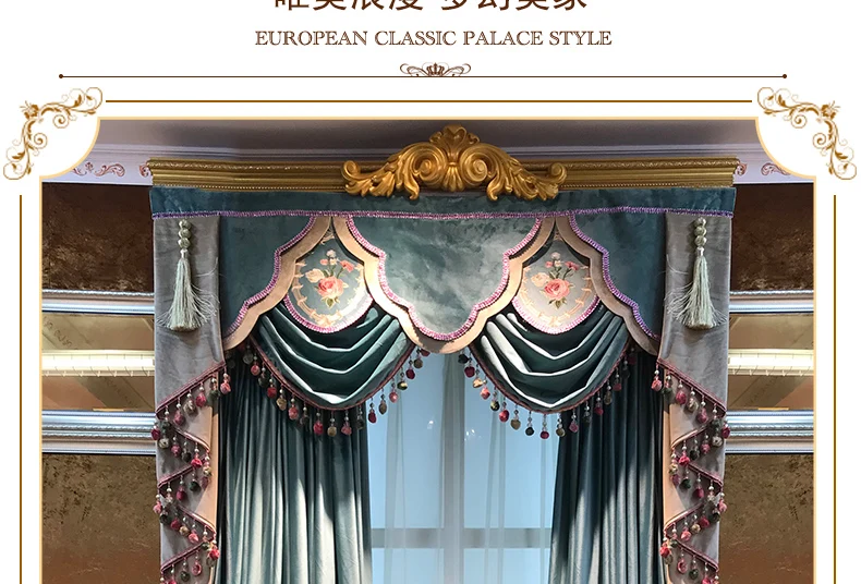 Rémy luxury pink floral embroidered sheer curtains - White - Discover