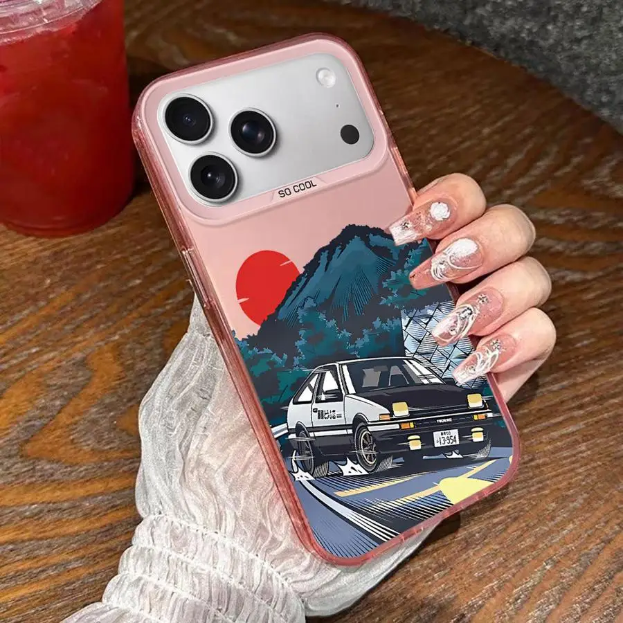 Anime-Inspired Phone Case Featuring I-Initial D Design