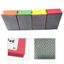 1pc Diamond Hand Polishing Pads 60/120/200/400 Mesh Glass Abrasive Grinding Block Pad Stone Marble Ceramic Abrasive Sanding Disc