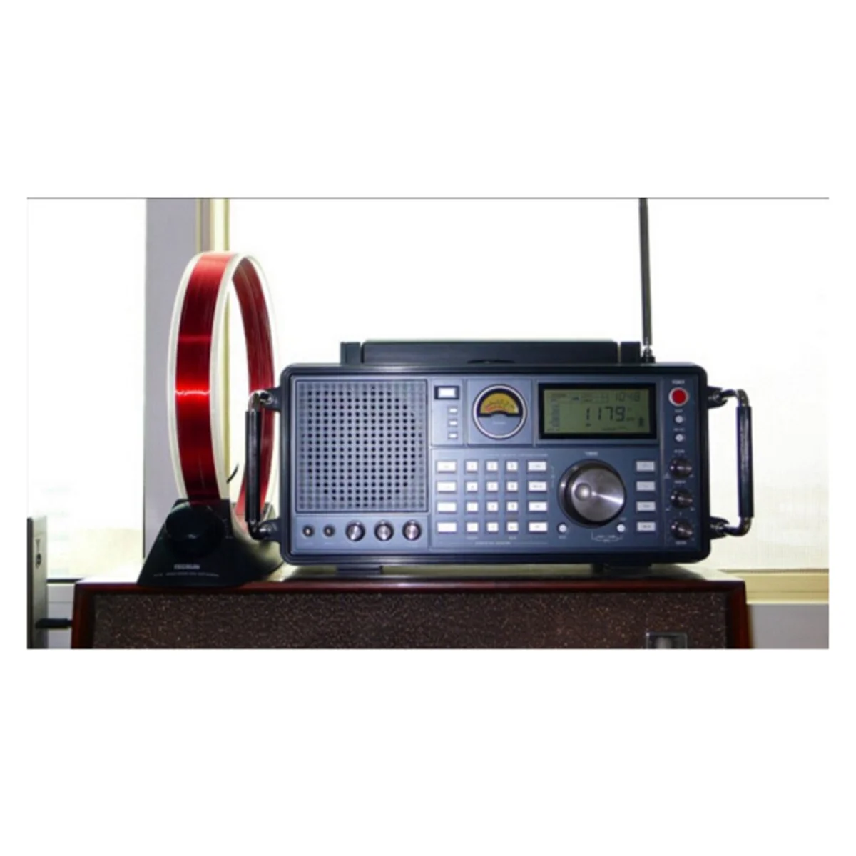 FM 라디오용 AN-200 MW 안테나, 조정 가능한 중파 이득, 라디오 액세서리, 안테나 도구, 검정색