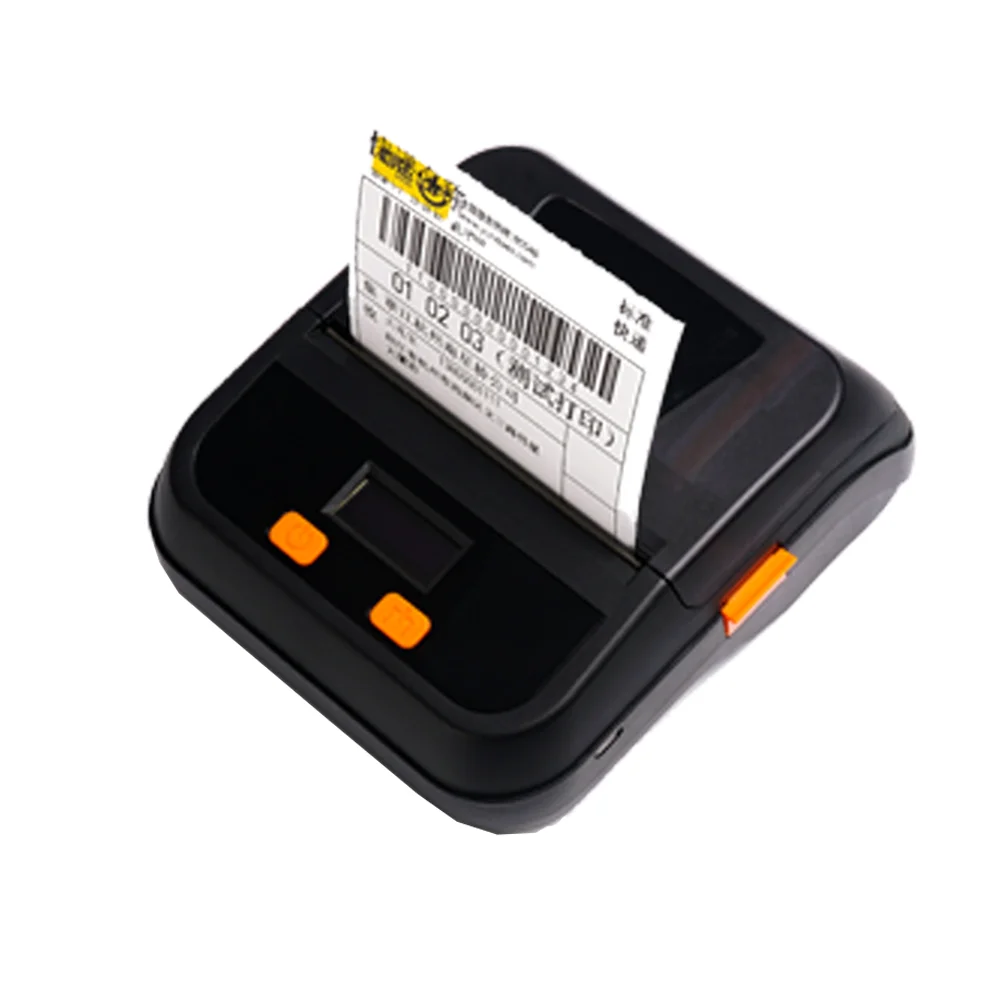 Stampante Termica Per Etichette E Ricevute Da 80Mm Connessione Wireless Con Telefono Cellulare E Computer Stampante Pos Mobile 2 In 1