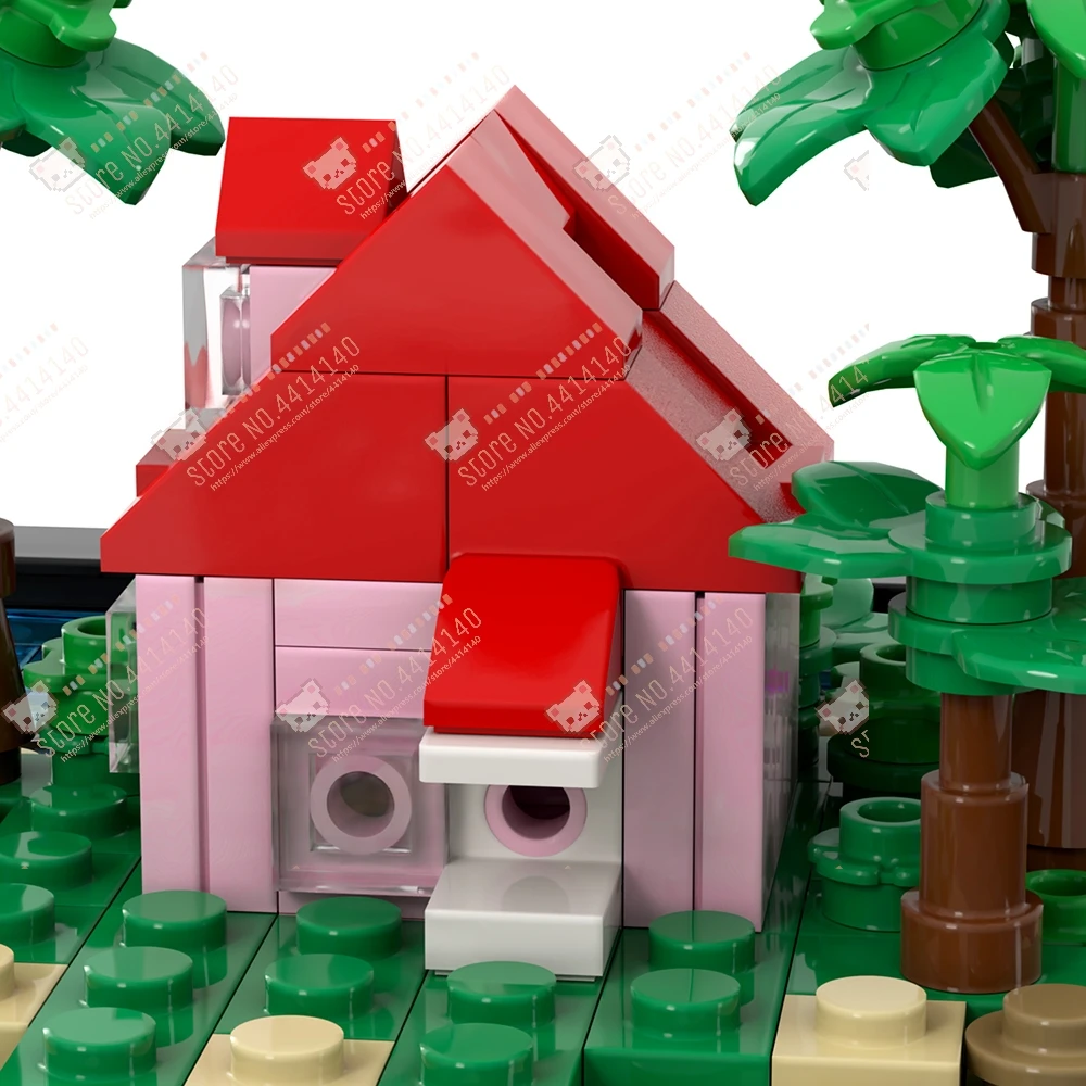 Anime Series MOC Decoration Building Blocks DIY Sai Ya Space Ship