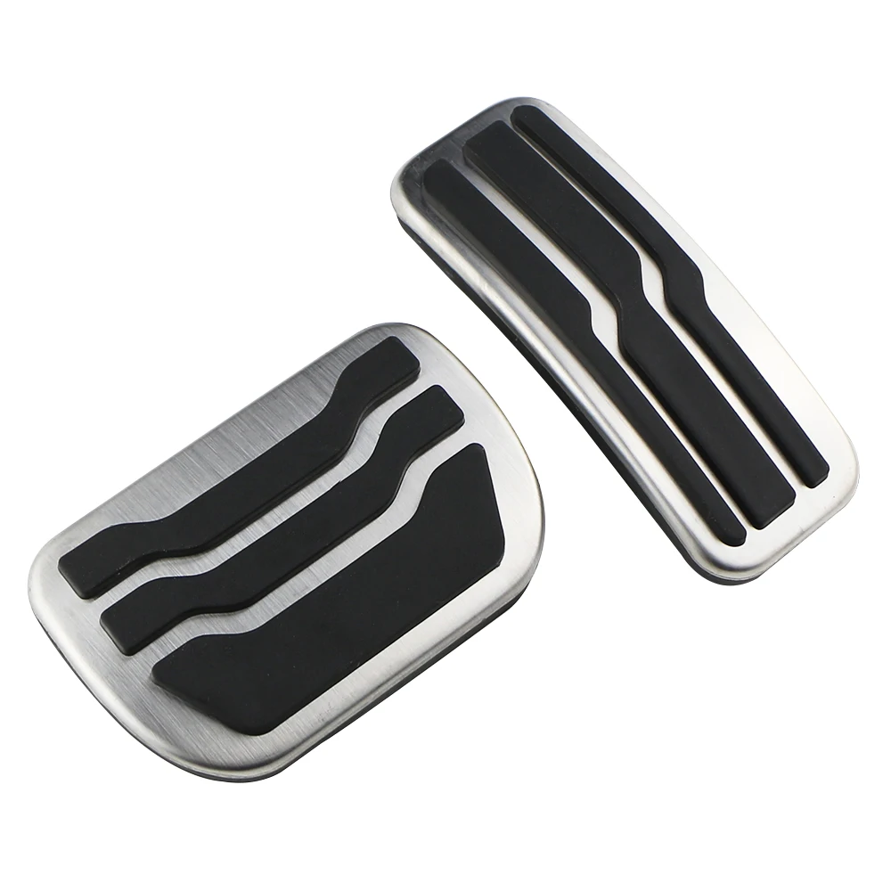 Ford Fusion Mondeo-for Lincoln MKZ 2015-Pedals Stainless Steel Car Brake Gas Pedal Cover No Drill Pads Parts car pedals,stainless steel pedal cover