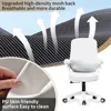 Ergonomic Office Desk Chair, PU Leather Home Office Desk Chair, Mesh Mid-Back Computer, Offices Chairs 3
