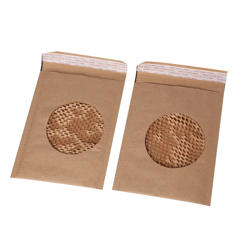 100/200pcs 자연 허니 콤 패딩 봉투. 생 분해성. 깨지기 쉬운 goodspaper 배송 가방에 대 한 배송 가방