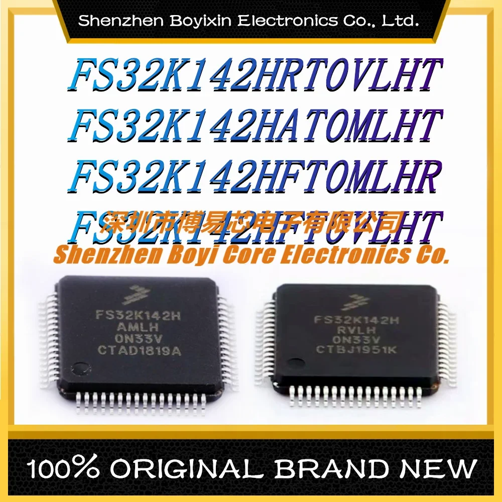 FS32K142HRT0VLHT FS32K142HAT0MLHT FS32K142HFT0MLHR FS32K142HFT0VLHT Package: LQFP-64 Microcontroller (MCU/MPU/SOC) IC chip