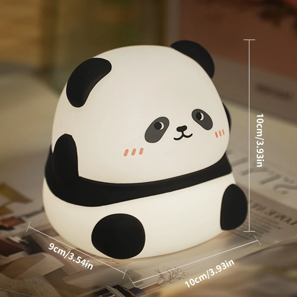 Luce notturna a LED carina a 7 colori tartaruga touch luce notturna per ragazze ragazzi adulti lampada da comodino a batteria luce notturna per l'allattamento al seno, lampada per bambini