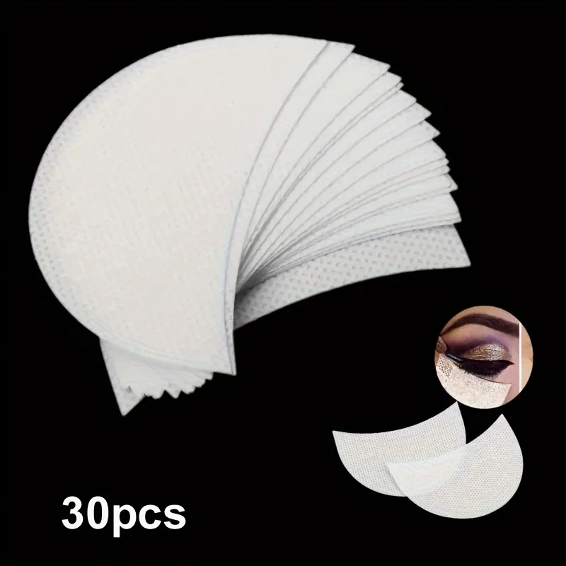 30 Pieces Eyeshadow Sticker Makeup Pads Eyelash Extension Stickers Eyelash Self-Adhesive Makeup Tool makeup tools eyeliner stencil tool eye makeup tools