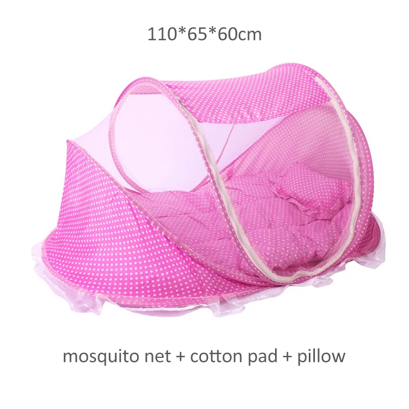 Moustiquaire Bébé Portable FCXVXCL - Pliante, Anti-Moustiques - 110x65x60cm Vert - Pour Lit, Parc Ou Voyage