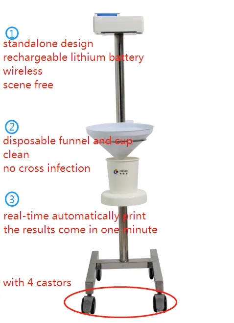 

ISO CE mark unique factory sale high quality portable intelligent uroflowmeter