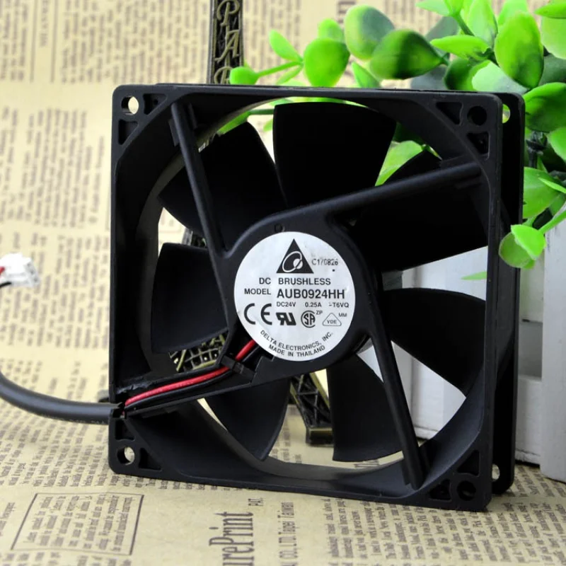 

Aub0924hh Dc24v 0.25a 9025 Double Ball Fan