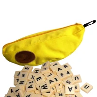 New Bananagrams Word Game Puzzle Kids Party Toys Letter Pouch Children Board Game 1