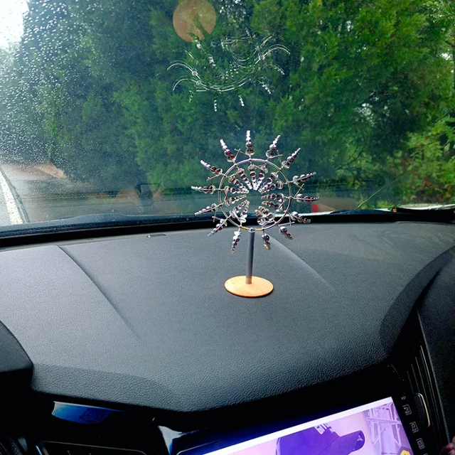 2022New Magical Metal Windmill Autó Szélmalom Belső Dekoráció Személyre Szabott Speciális Alakú Kreatív Díszek - Image 6