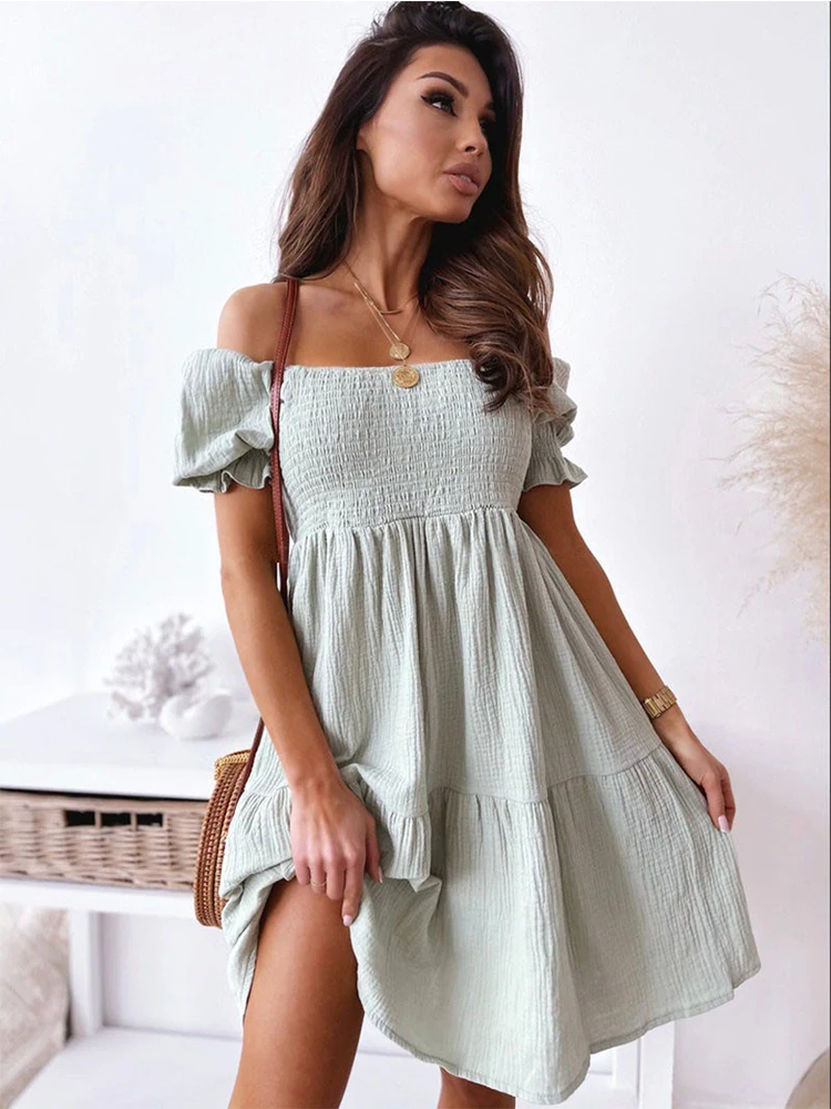 

Vintage Elegant Dresses for Day and Night Party Holiday Beach Sexy Knitted Women's Evening Dresses Womans Clothing Streetwear