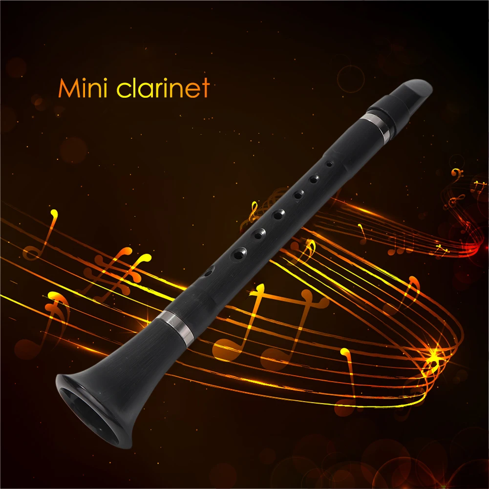 Description Picture 6 of itemMini Bb B Flat Clarinet Lightweight Pocket Clarionet Woodwind Instrument with Carrying Bags for Beginners Practice