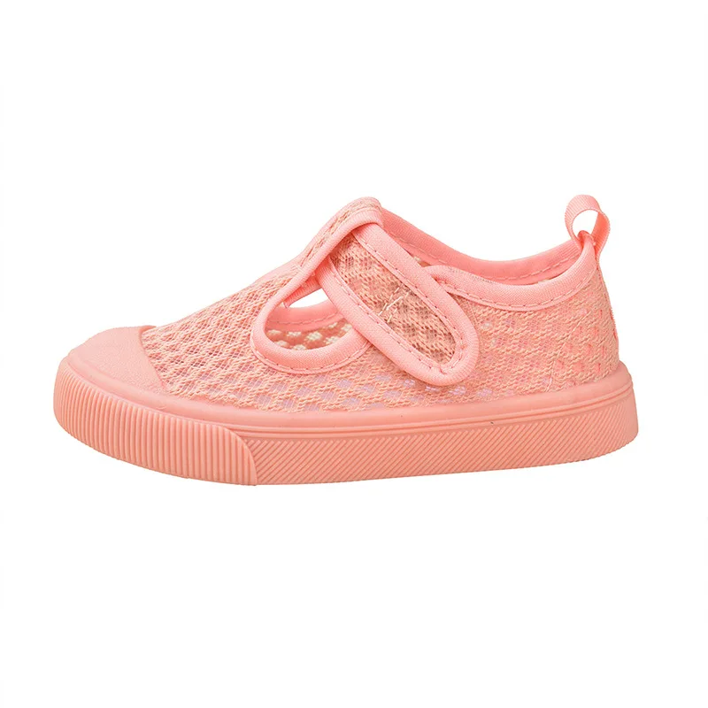 Children Summer Mesh Shoes Baby Cute Candy Color Sandals Boys Girls Breathable Mesh Beach Sandals