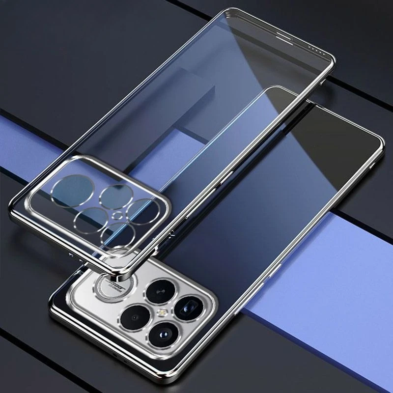 Electroplating Phone Case with All-Inclusive Silicone Soft Shell Back Cover