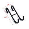 Stainless Steel Over Glass Door Shower Door Back Shower Towel Rack S-Shape Bathroom Bathrobe Hanger Holder Hooks 5
