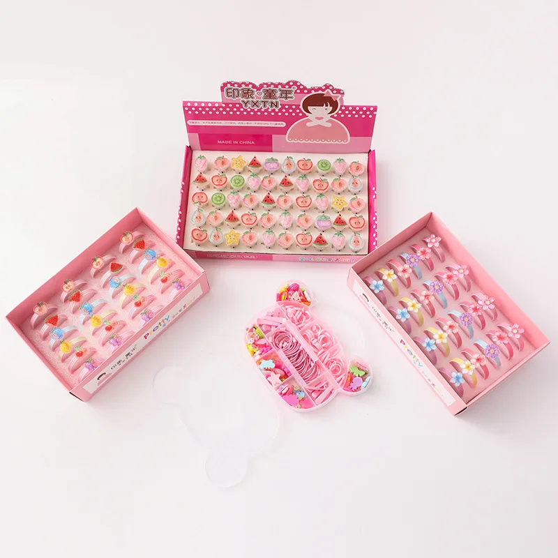 Children's Creative Cartoon Glowing Rings LED Finger Lights Flashing Finger Lights Christmas Toys Stall Selling