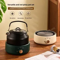 Batterie de cuisine électrique 500W, Base chauffante, poêle à café, chauffage manuel à température réglable pour la maison 4
