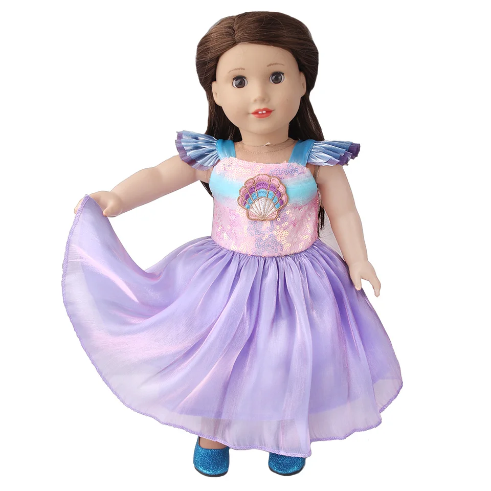 Violet Anna Our Generation Doll Size Beautiful Sea Princess Dress