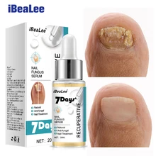  iBeaLee 7DAYS Repair Nail Fungus Treatments Essence Foot Care Serum Toe Nails Fungal Removal Gel Anti-Infection Onychomycosis 