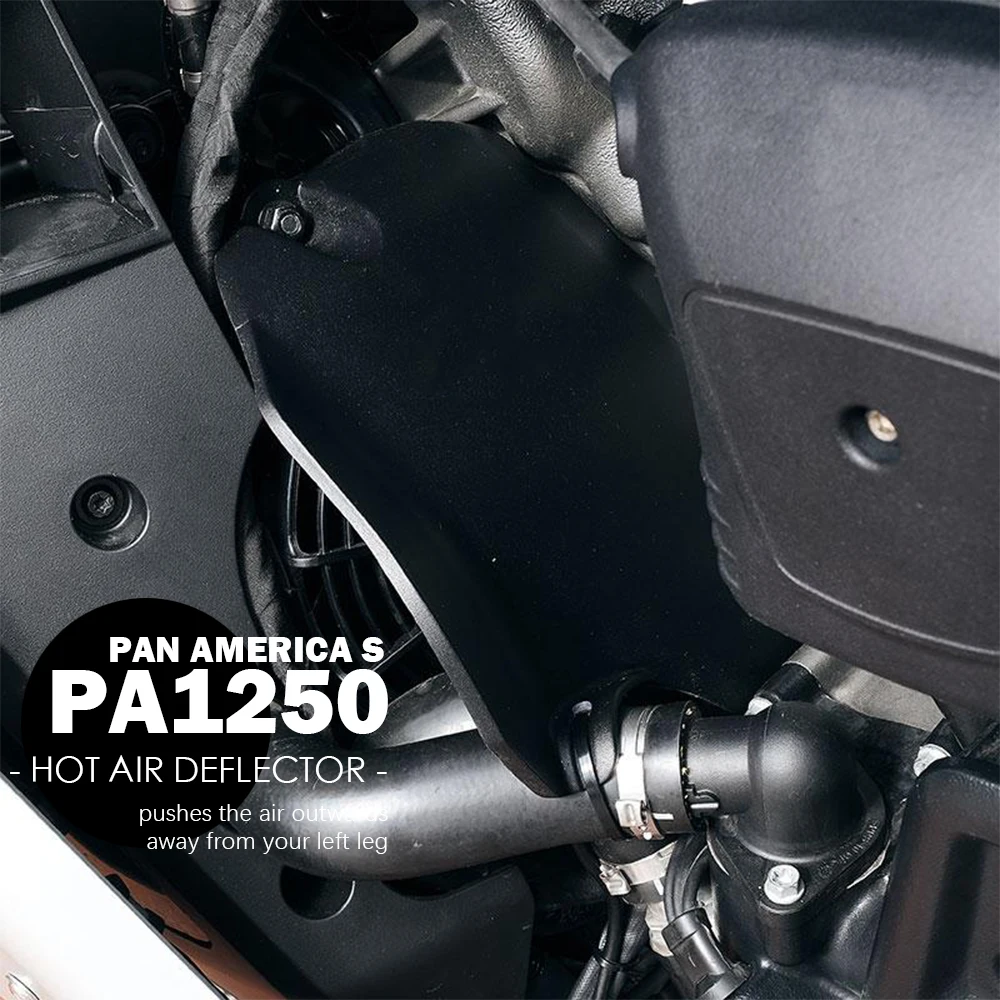 Motorcycle Hot Air Deflector Antiscalding Cover Exhaust System