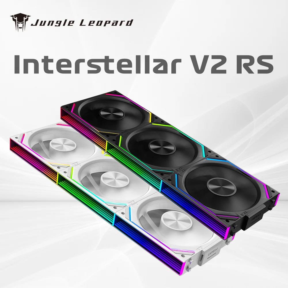 120mm ARGB 케이스 팬, 듀얼 사이드 인피니티 미러 케이블리스 360mm 컴퓨터 수랭 쿨러용 | 정글 레오파드 인터스텔라  V2RS - AliExpress