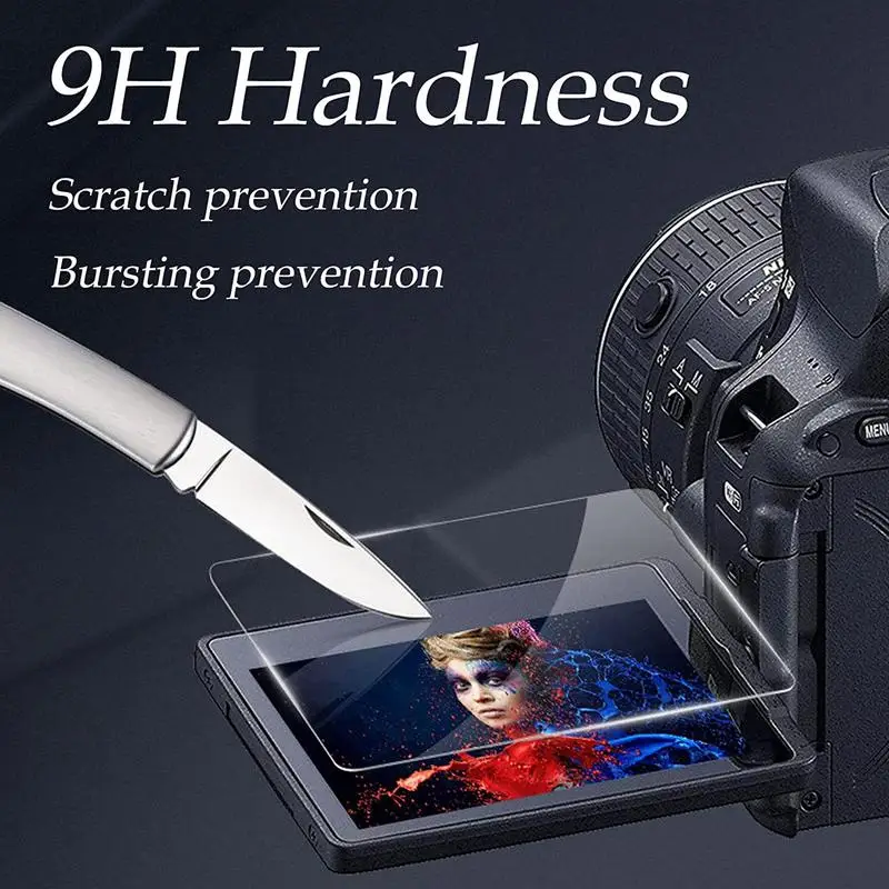 Camera Display Protector 3PCS LCD Tempered Glass 9H 0.3mm for Sony Alpha A7IV/A7M4/A74