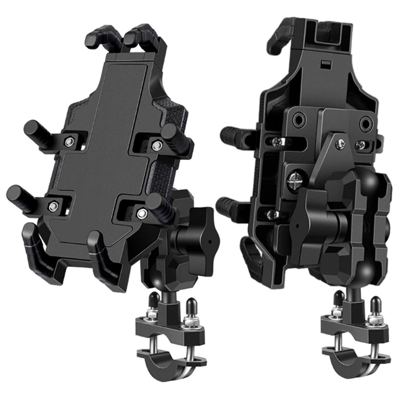 Shockproof Mobile Phone Bracket Vibration-Proof Phone Holder Security Mount for Motorbikes, Electric Scooters, and Bikes