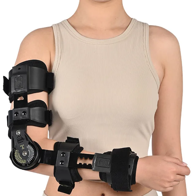 Elbow joint fixation brace ROM hinged Shoulder Arm Sling Forarm Braces Support Splint Orthosis 6