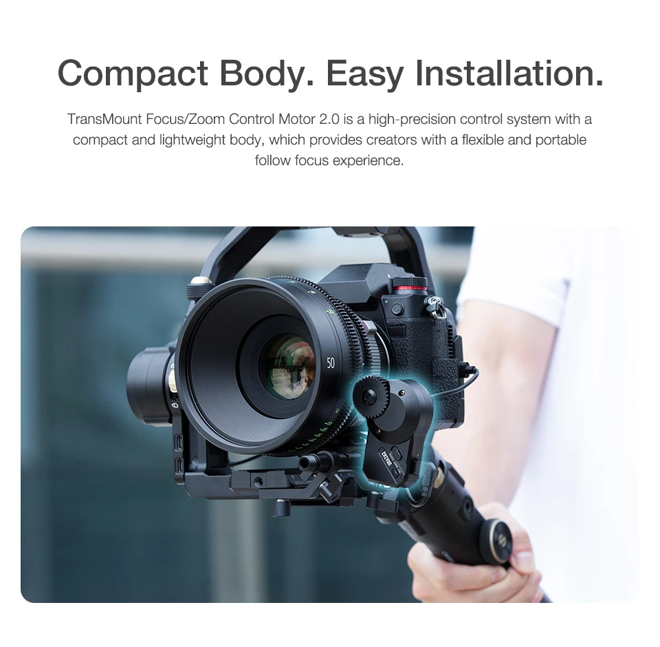 Description Picture 3 of itemZhiyun CMF-06 Servo Follow Focus and Zoom Combo Kits Accessory for Weebill S/Crane 2S /Crane 3S Gimbal Handheld Stabilizer