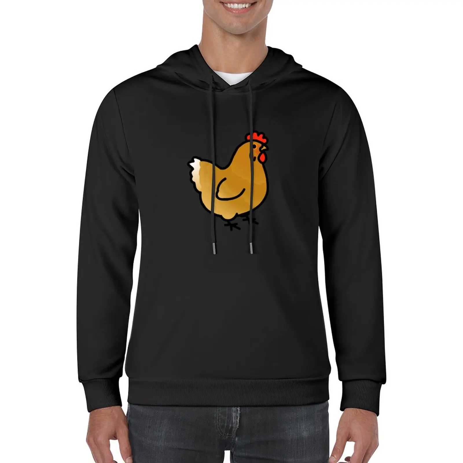 

New Chubby Chicken Pullover Hoodie men's winter sweater essentials anime hoodie