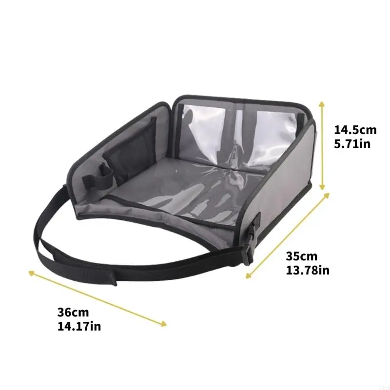B5XB Portable Laptop Tray Drawing Board for Toddler in Car Seats with Easy to Clean