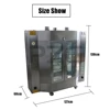Heavy Duty 24pcs LPG Gas Roasted Chicken Oven Equipment Rotary Roasting Chickens Grill Machine Roast Duck Oven 6