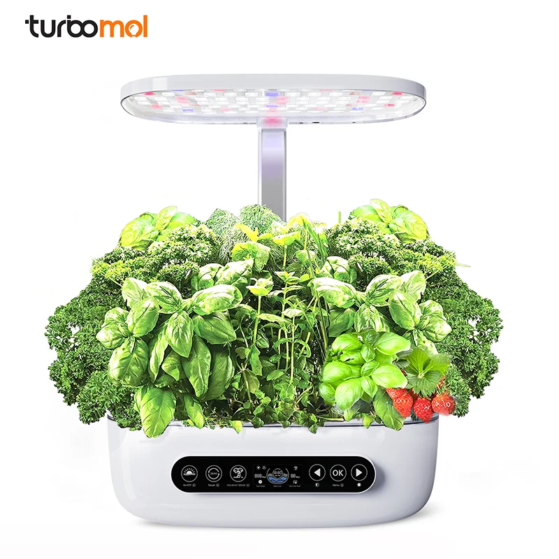 

Horticulture Samsung Adjust Height Smart hydroponics systems 12pods 24watt Herb Led Grow light for indoor Home Garden