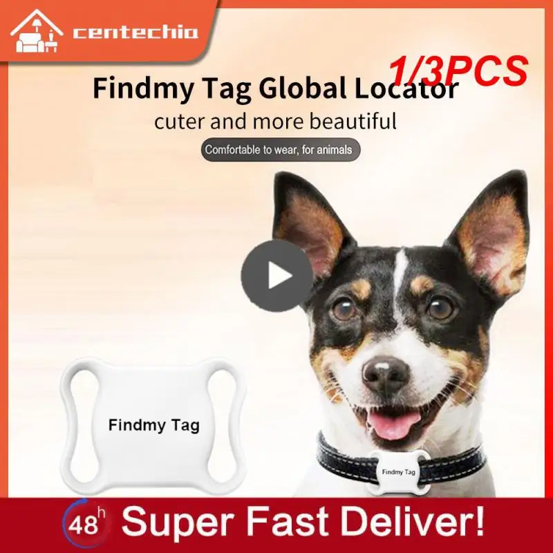 

1/3PCS Tracker Pet Anti-Lost Alarm Mini Wireless -Compat Tracker for Cat Dog Finder Locator Anti Lost Alarm