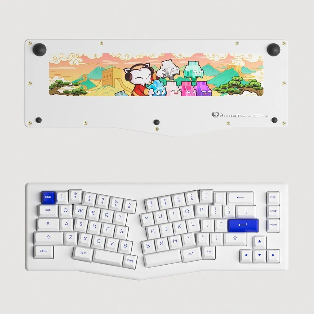 Akko-acr pro alice plus,68/81キー,ホットスワッピー,メカニカル 