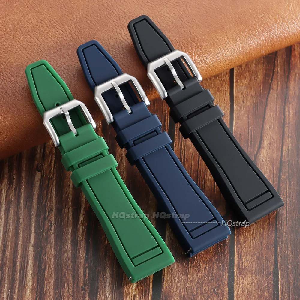 Quick Release Waterproof Rubber Watch Strap - Sport Bracelet, 20-22mm